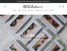 Tablet Screenshot of bocajbeauty.com